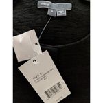 Vince  Textured Crew Neck Jacket Black Collarless L New Photo 6