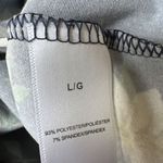 Draper James Magnolia Natalie T-shirt Navy Floral Soft Size L Knit Poly Blend GF Photo 5