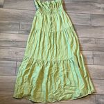 Forever 21 Green A-Line Tiered Resort Skirt Photo 0