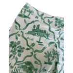 PAMELA FERRARI Green Italian Print Shorts Size Small Photo 2