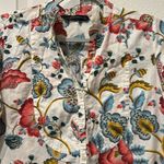 ZARA Woman Paisley print button front bib mini dress 3/4 sleeves EUC Size Small Photo 2