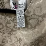 Elegant Cream Brocade Coat whit dress (set)2 Gold Photo 9