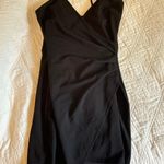 Amazon Black Asymmetrical Body Con Mini Dress Photo 1