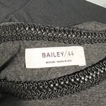 Bailey 44 Gray Black Cold Shoulder Top Blouse Shirt Photo 8