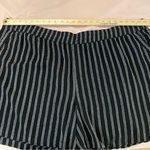 Sonoma Black & White Linen Blend Chevron Striped Pull On Easy Short NWT Size 3X Photo 7
