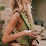 Free People Tan/Brown Slouchy Straw Tote(NWT) Brown Photo 0