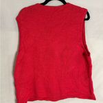 NWT VTG Heirloom Collectibles XL Christmas Reindeer Sweater Vest Holiday Tacky Red Photo 2