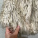BB Dakota  Tan Faux Fur Barabarella Vest Jacket Womens Large Mob Wife Winter Photo 4