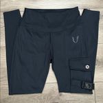 FirmAbs Cargo High Rise Leggings Size Small Black Photo 0