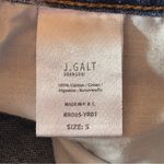 Brandy Melville J Galt Shanghai Button Fly Mom Jeans Size Small Cropped Raw Hem Cotton Denim Photo 7