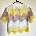 NWT Gilli Lace Top Yellow Photo 6