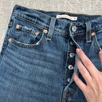 Levi's Levi’s Premium “Ribcage Straight Ankle” wide leg baggy medium wash jean 3-pocket Photo 4