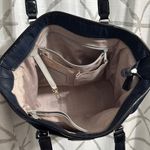 Brighton Rudy Tote Navy Blue Bag with Silver Accents Photo 10