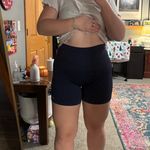 Alo Yoga Navy Blue Ribbed Shorts Photo 4