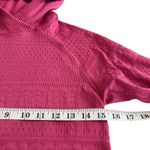 Lululemon Rest Less Magenta Pink Textured Long Sleeve Pullover Hoodie Size 8 Photo 5
