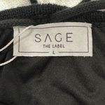 Sage  The Label Beloved Pointelle Halter Mini Dress Crochet Large New Beachy Photo 8