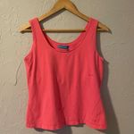Fresh Produce  Vibrant Pink Barbie Pink Tank Top Built in Bra Size Large Neon Photo 0