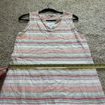 Beach Lunch Lounge Tunic Dress Sz Small Striped Linen Blend Summer Beach Coastal Photo 6