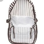 Henri Bendel NEW NWT Zip-Around Packable Backpack Brown Stripe Travel Bag Photo 4