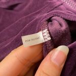 Lord & Taylor Velour Full Zip Hooded Sweatshirt Purple Sz Medium Photo 8