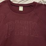 PINK - Victoria's Secret PINK Victoria’s Secret Burgundy Sweatshirt Photo 1
