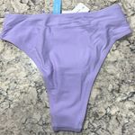 Cupshe NEW  Lace-Up Top & High-Waist Bottoms 2-Pc Bikini, Lavender, Size Small Photo 4