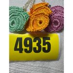 Womens White Purple Stripe Pom Pom Tassel Beach Cover Up Kaftan Tunic M L Size undefined Photo 6