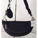 Sondra Roberts Black Faux Suede 3 Way Bag Photo 5