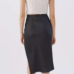 Urban Outfitters Eddy Satin Midi Skirt Black Photo 2