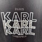 Karl Lagerfeld  Black Tee with Graphic Print‎ Photo 1