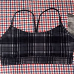 Sfori Red and Blue Plaid Garment Black Size 6 Photo 0