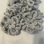 NWT Angelas Designs handmade crocheted one of a kind silver sparkle 92β boa Photo 3
