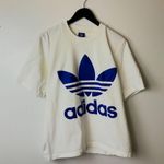 Adidas  Originals Spellout Trefoil Logo T Shirt Graphic Tee Cotton Short Sleeve Photo 10
