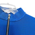 Marni Neoprene Mesh Peplum Jacket Blue Women's Size Medium Photo 2