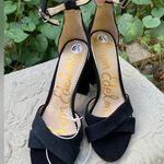 Sam Edelman Yancy Block Heel Ankle Strap Sandals Black Suede Size 6.5 NWOB Photo 5