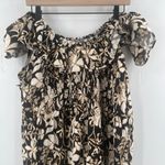 Ava & Viv  x Target Dress Size 2X Midi Linen Blend Ruffle Floral Plus Curvy NWT Photo 8