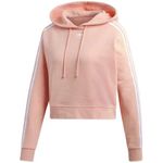 Adidas Originals Light Pink Cropped Hoodie Sweatshirt Size XS Photo 0