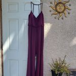 Hayley Paige Occasions HAYLEY PAIGE Women Elegant Jumpsuit Purple  Size 4 Photo 1