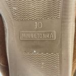 Minnetonka Women's Suede Faux Fur Lined Shearling Ankle Boot Brown Tan Size 10 Photo 7