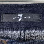 7 For All Mankind Black Floral Print High Rise Jeans Photo 7