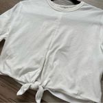 Lime women’s white cropped top size small Photo 8