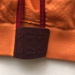 Lululemon  Go Steady Orange Burgundy Trim Bra Size 4 Photo 4