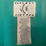 ICE Vintage Knee Length Tee Dress Green Blue White Paisley Type Pattern Size 6 Photo 9