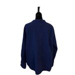 Wonderly  Women’s Top XL Gauzy Roll Tab Sleeves Button Down Photo 1