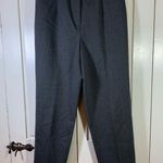 Talbots  Womens Gray Wool Dress Pants 8 Stretch Italy Career Office Academia Photo 0