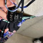 Yumi Kim  Women Black‎ Floral Rush Hour Wrap Maxi Dress Size Medium Photo 5