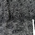 ZARA black Lace floral Frill long sleeves Whimsigoth grunge Blouse S Photo 6