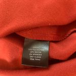 Jessica Howard  Sheath Dress Pleats Side Knee Length Burnt Orange‎ Size 4 Petite Photo 5