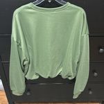 Green cropped bubble crew Size M Photo 2