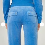 Juicy Couture NWT low waisted velour track pants with snap closure pockets Photo 1